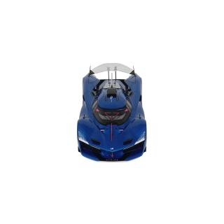 ALPINE ALPENGLOW HY6 SPECULAR BLUE 2024 OttO mobile 1:18 Resinemodell (Türen, Motorhaube... nicht zu öffnen!)